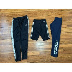 Adidas Women's Athletic Leggings Bike Shorts & Joggers Size XS LOT OF 3!